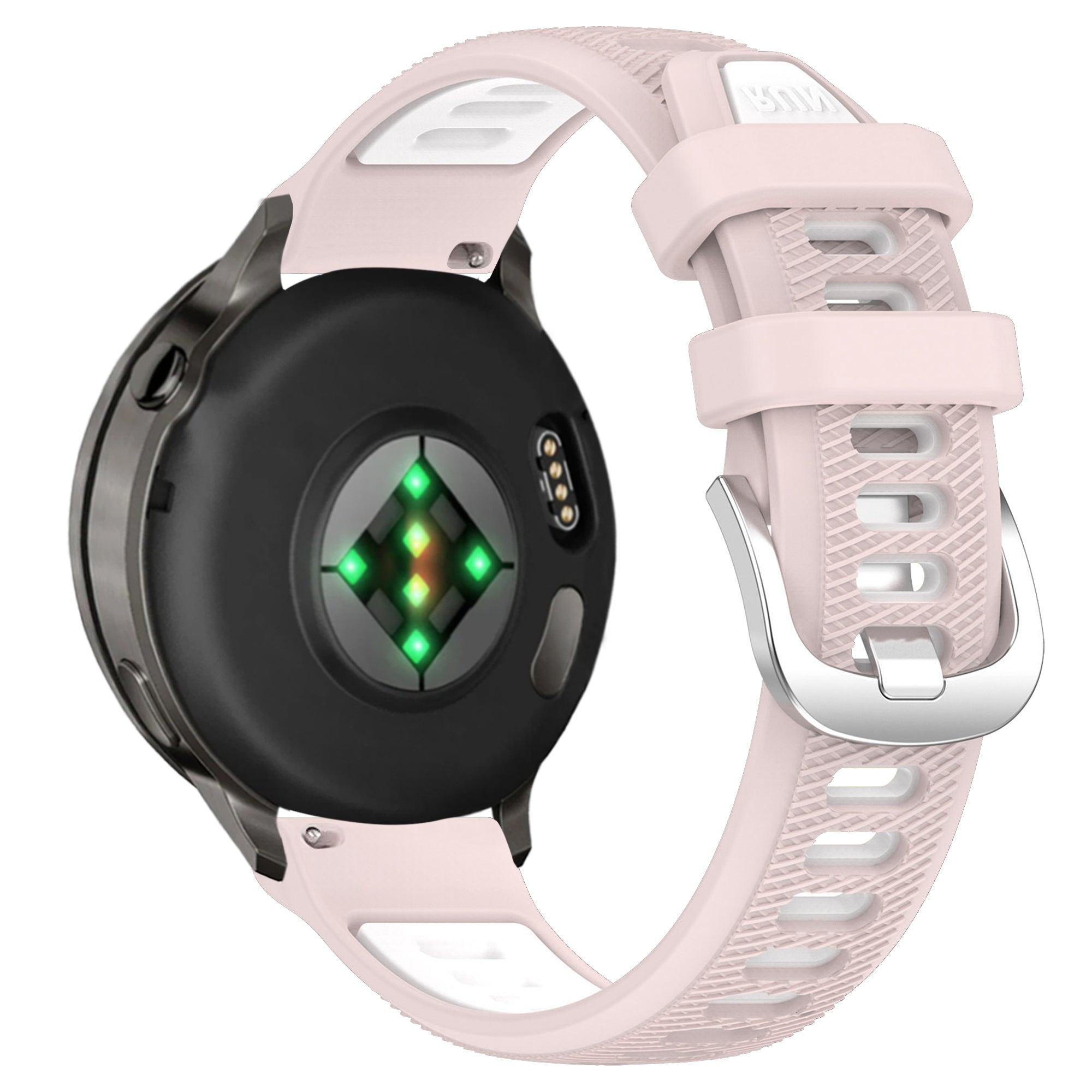 Bandz Garmin Venu 2s Sport Strap with Buckle (Pink/White)