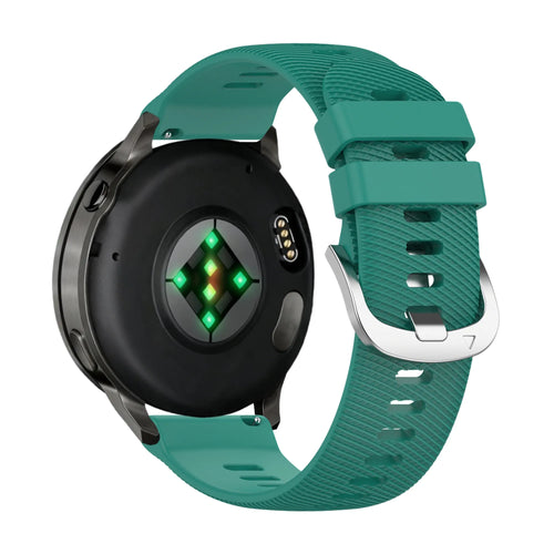 Bandz Garmin Forerunner 265s Silicone Strap 'Deluxe' (Viridian)