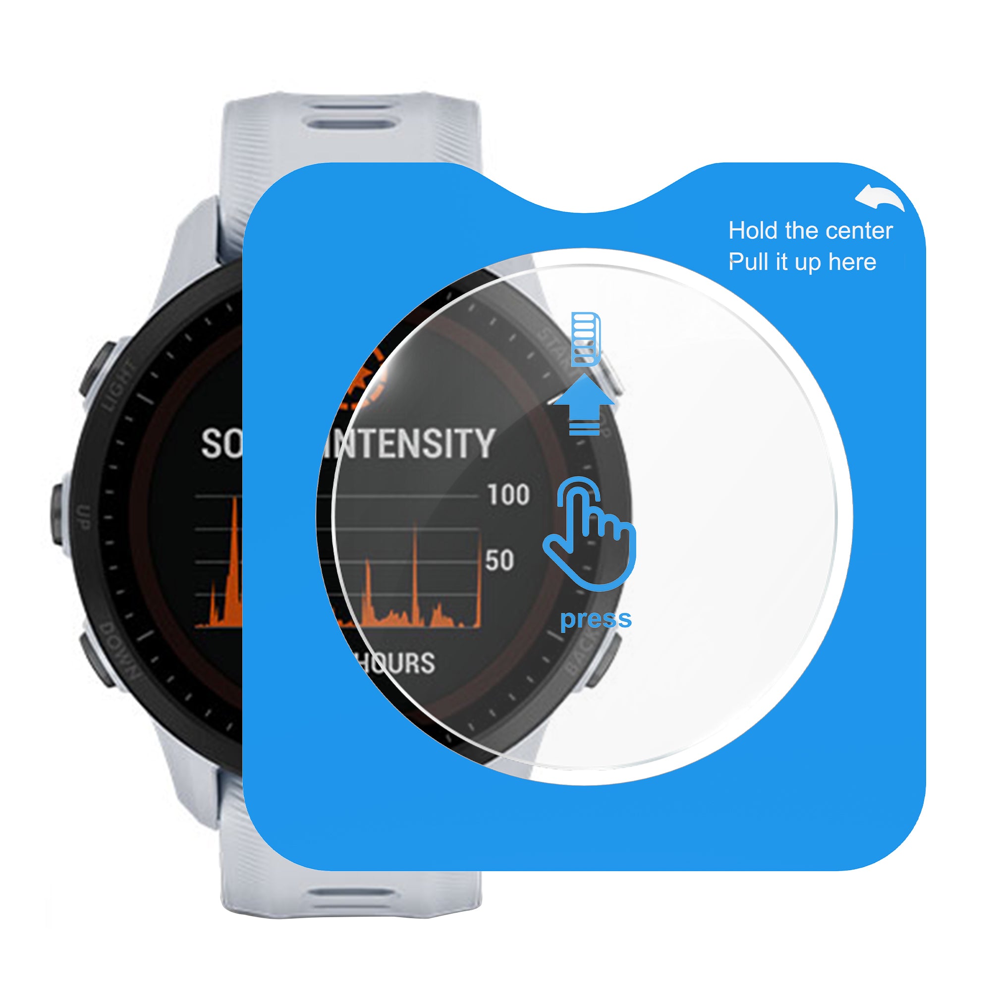Screenprotector met One-Click tool - Garmin Forerunner 955