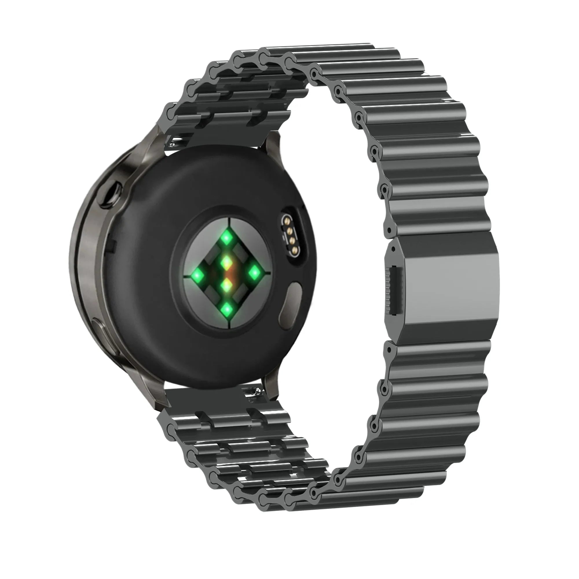 Bandz Polar Grit X2 Pro Premium Steel Strap 'Ocean' (Titanium Grey)
