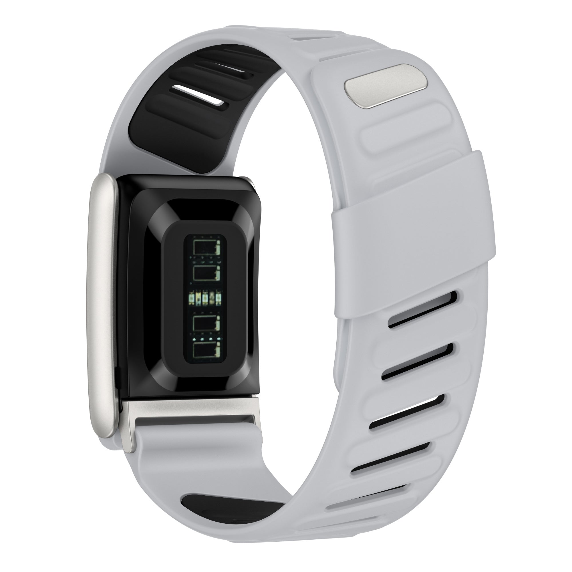 Whoop 5.0 Sport Strap (Light Grey/Black)