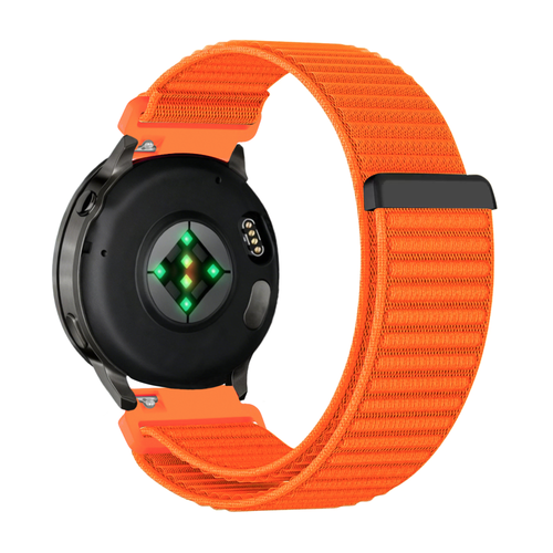 Bandz Garmin Forerunner 255 nylon band 'Wave' (oranje)
