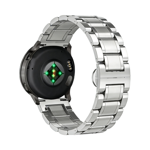 Bandz Correa acero con eslabones 'Deluxe' Garmin Vivomove 3s (plateado)