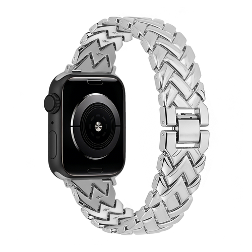 Bandz Bracelet metal 'V-Type' Apple Watch (argent)