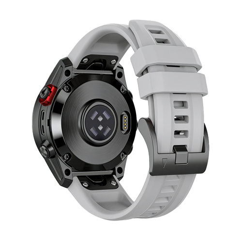 Bandz Garmin Enduro 1 / 2 / 3 siliconen band 'Classic' (grijs)