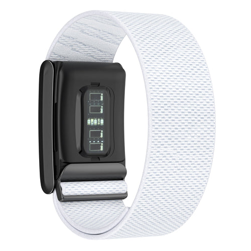 Correa nylon compatible con Whoop 4.0 (blanco)