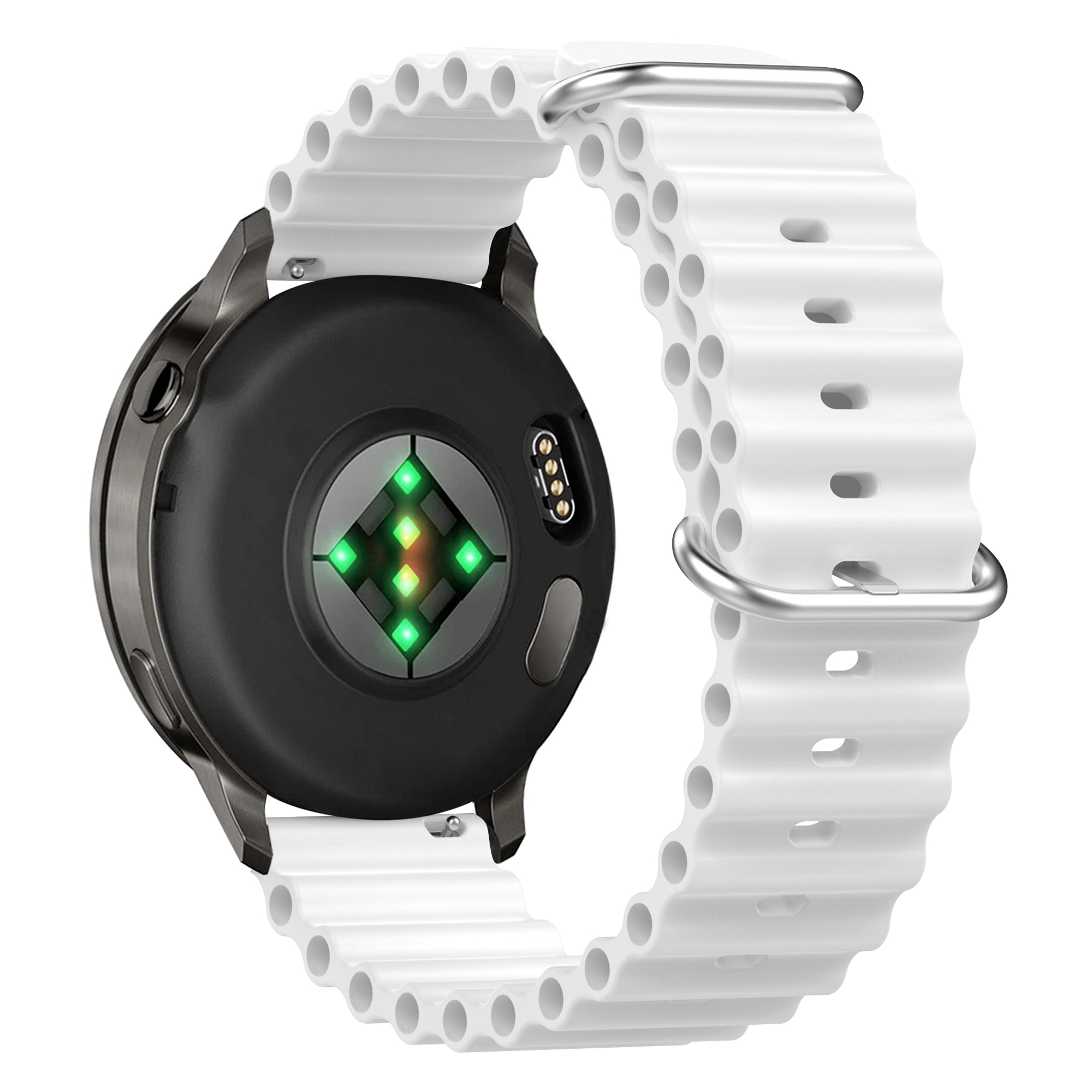 Bandz Garmin Bounce 2 Ocean Strap 'Classic' (White)