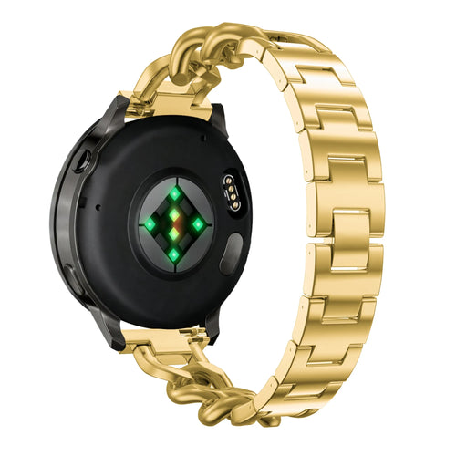 Bandz Huawei Watch GT 7 - 41mm metalen band 'Chains' (goud)