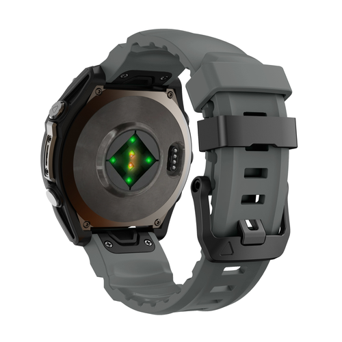 Garmin Quatix 5 / 6 / 7 Trail Silicone Strap (Dark Grey)