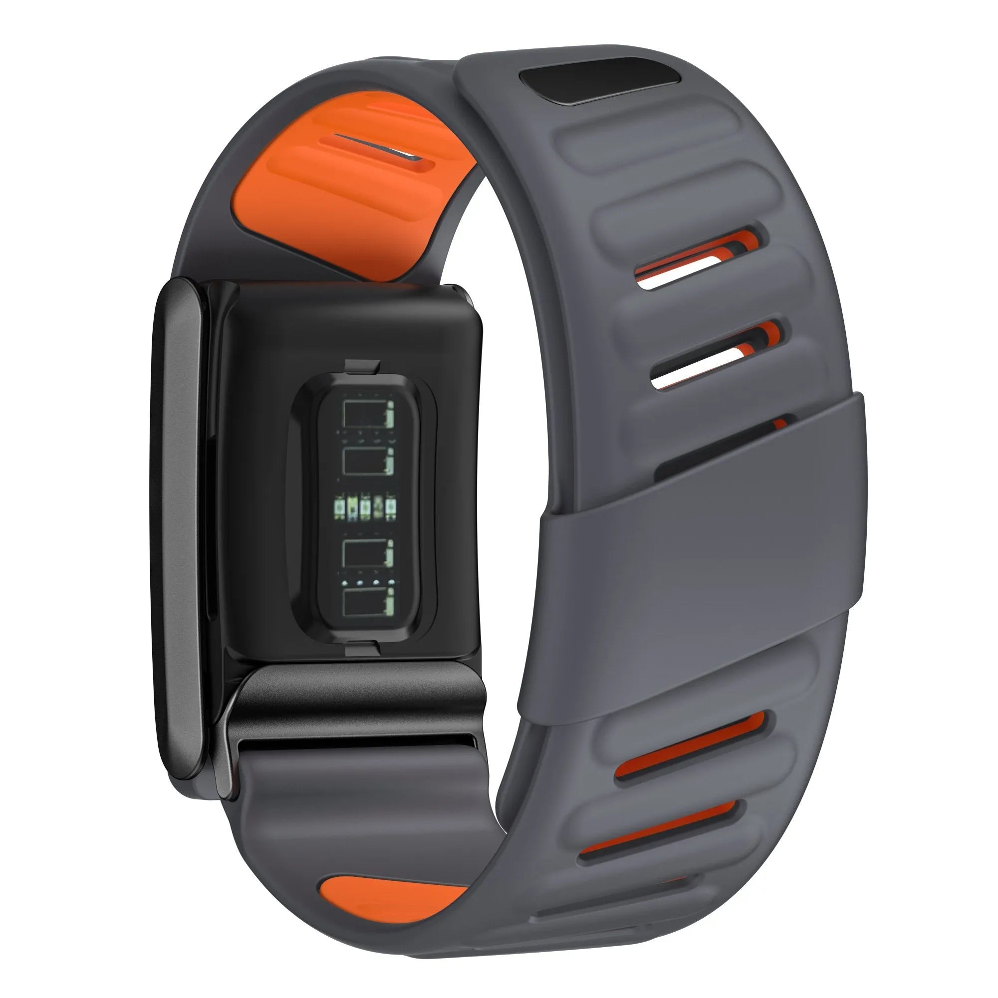 Sport bandje geschikt voor Whoop 4.0 (donkergrijs/oranje)