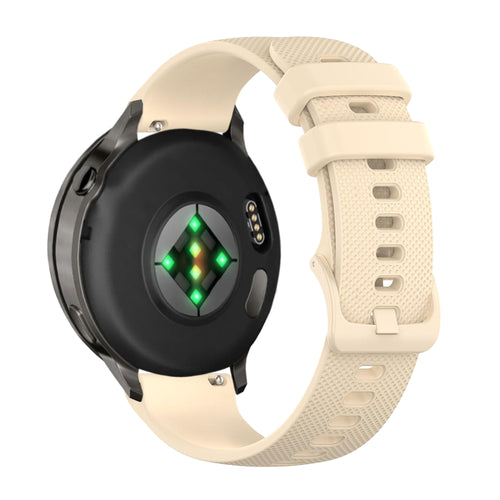 Bandz Garmin Forerunner 255 siliconen band 'Premium' (beige)