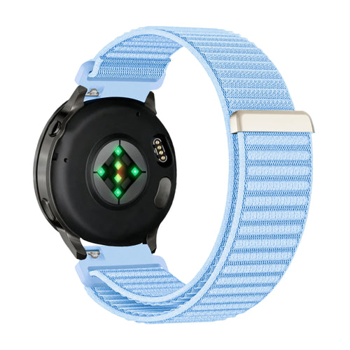 Bandz Garmin Forerunner 265s Nylonarmband 'Wave' (Hellblau)