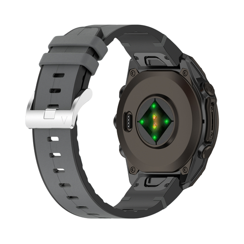 Garmin Descent Mk2(i) Leather Hybrid Strap (Grey)