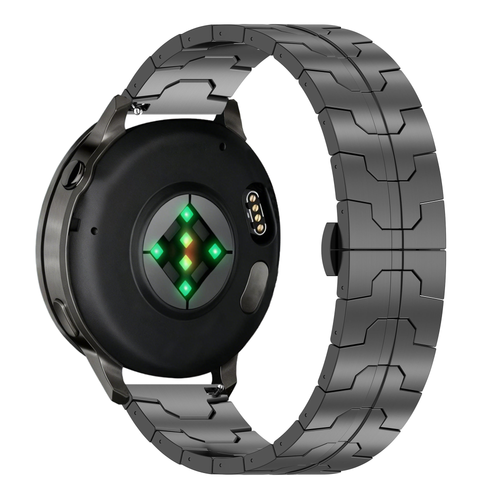 Bandz Garmin Forerunner 255 Stahlarmband 'Iron' (Schwarz)