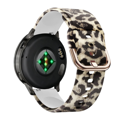 Bandz Garmin Venu 3s Silikonarmband 'Lucky Leopard'