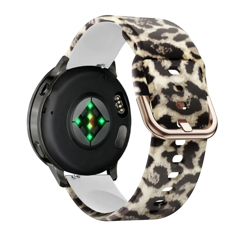 Bandz Garmin Forerunner 265s Silikonarmband 'Lucky Leopard'