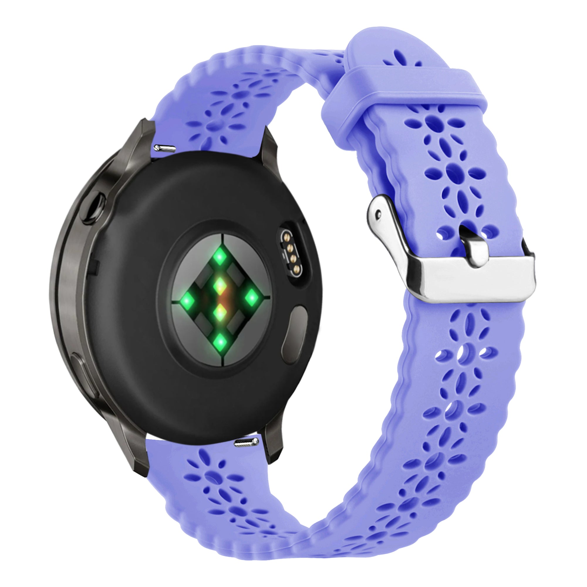 Bandz Garmin Forerunner 645 Silicone Strap 'Lace' (Light Purple)
