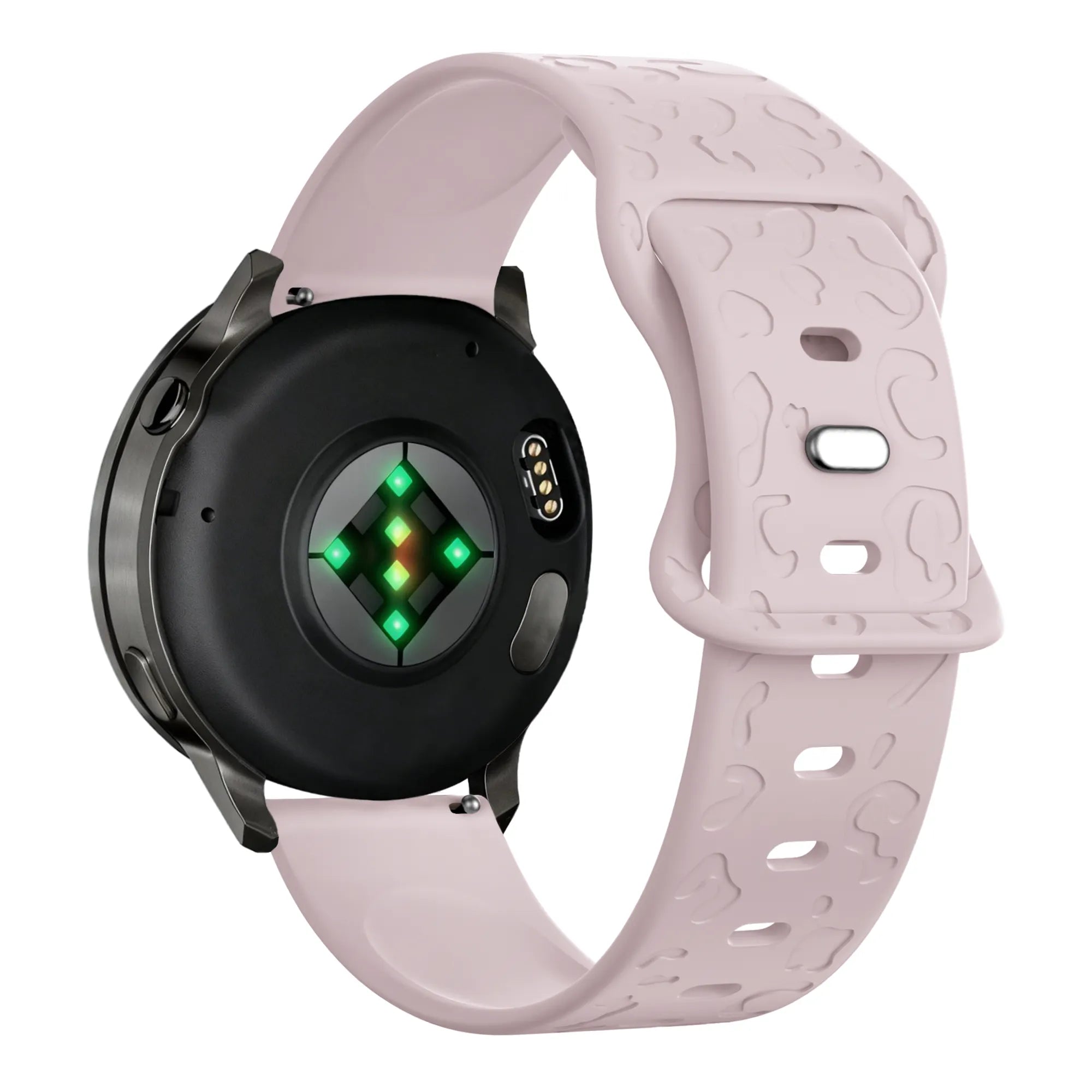 Bandz Garmin Vivoactive 5 siliconen band 'Leopard' (roze)