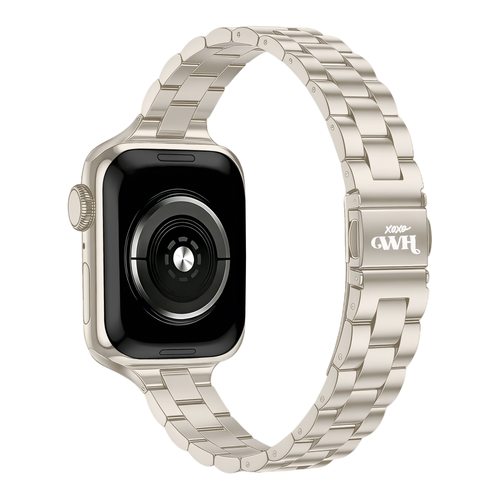 xoxo Wildhearts Bracelet acier fin Apple Watch (lumière stellaire)