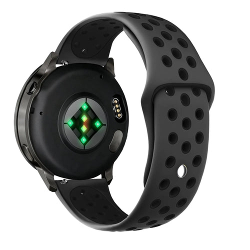 Bandz Garmin Forerunner 255 Sport Strap 'Deluxe' (Dark Grey/Black)