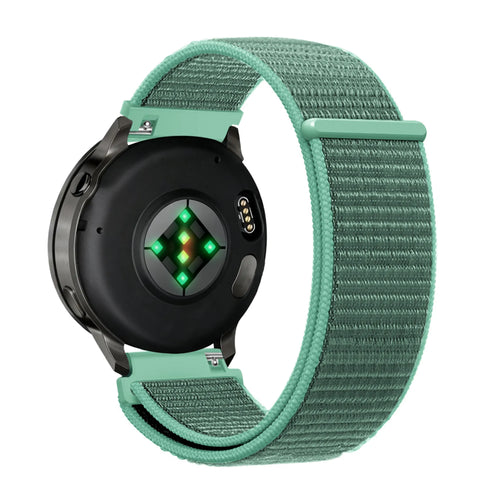 Bandz Garmin Forerunner 70 Nylon Loop Armband (Mintgrün)
