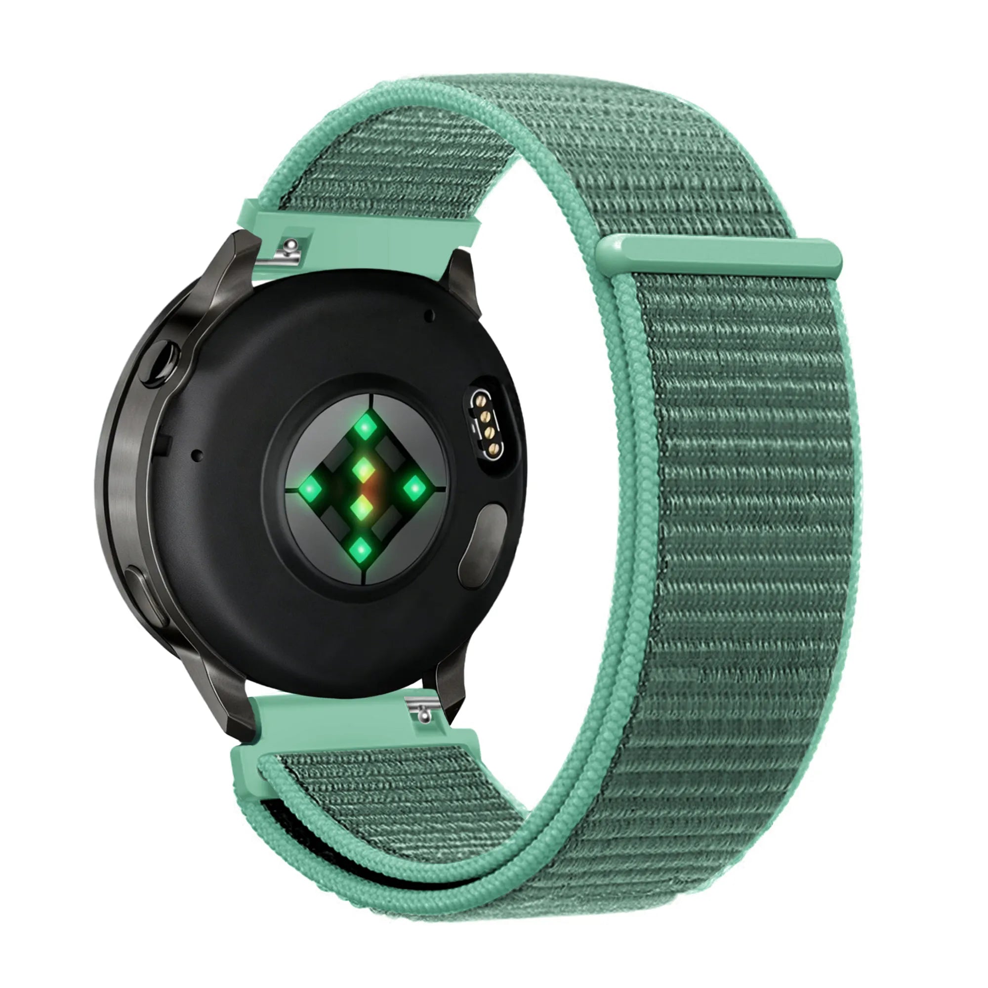 Bandz Garmin Forerunner 70 Nylon Loop Armband (Mintgrün)