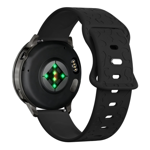 Bandz Garmin Approach S44 Silicone Strap 'Leopard' (Black)
