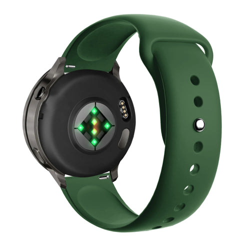 Bandz Correa deportiva 'Deluxe' Garmin Forerunner 165 (verde militar)