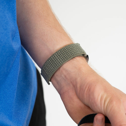Bracelet nylon Garmin Venu 3 (gris-vert)