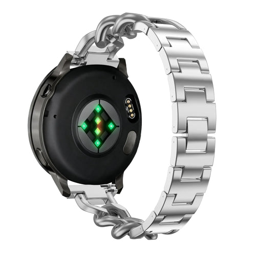 Bandz Huawei Watch GT 7 - 41mm metalen band 'Chains' (zilver)