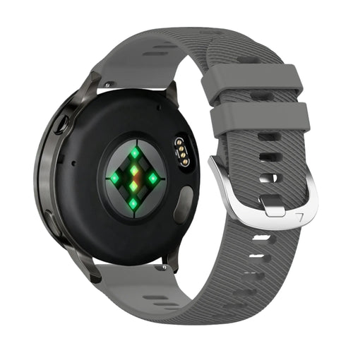 Bandz Garmin Forerunner 265s Silicone Strap 'Deluxe' (Dark Grey)