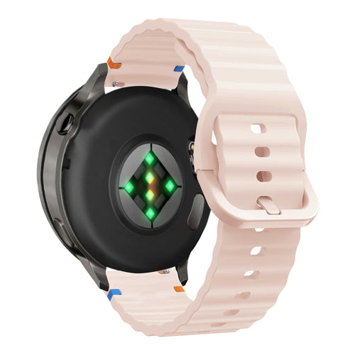 Bandz Correa silicona 'Wave' Garmin Approach S42 (rosa claro)