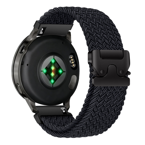Bandz Bracelet tressé 'Parachute' Garmin Venu 2 (graphite)