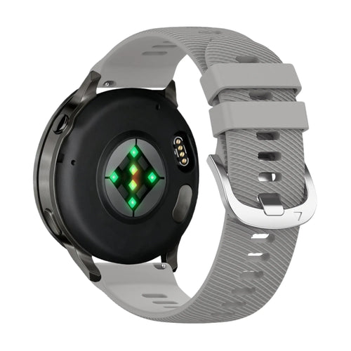 Bandz Bracelet silicone 'Deluxe' Garmin Forerunner 265s (gris)