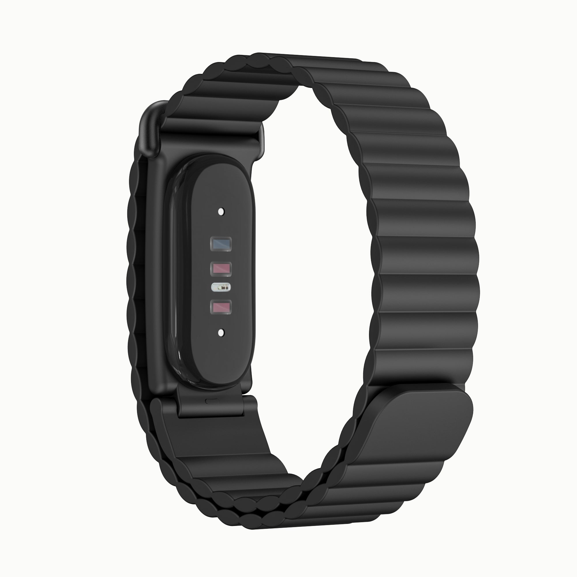Fitbit Air magnetisch siliconen bandje (zwart)
