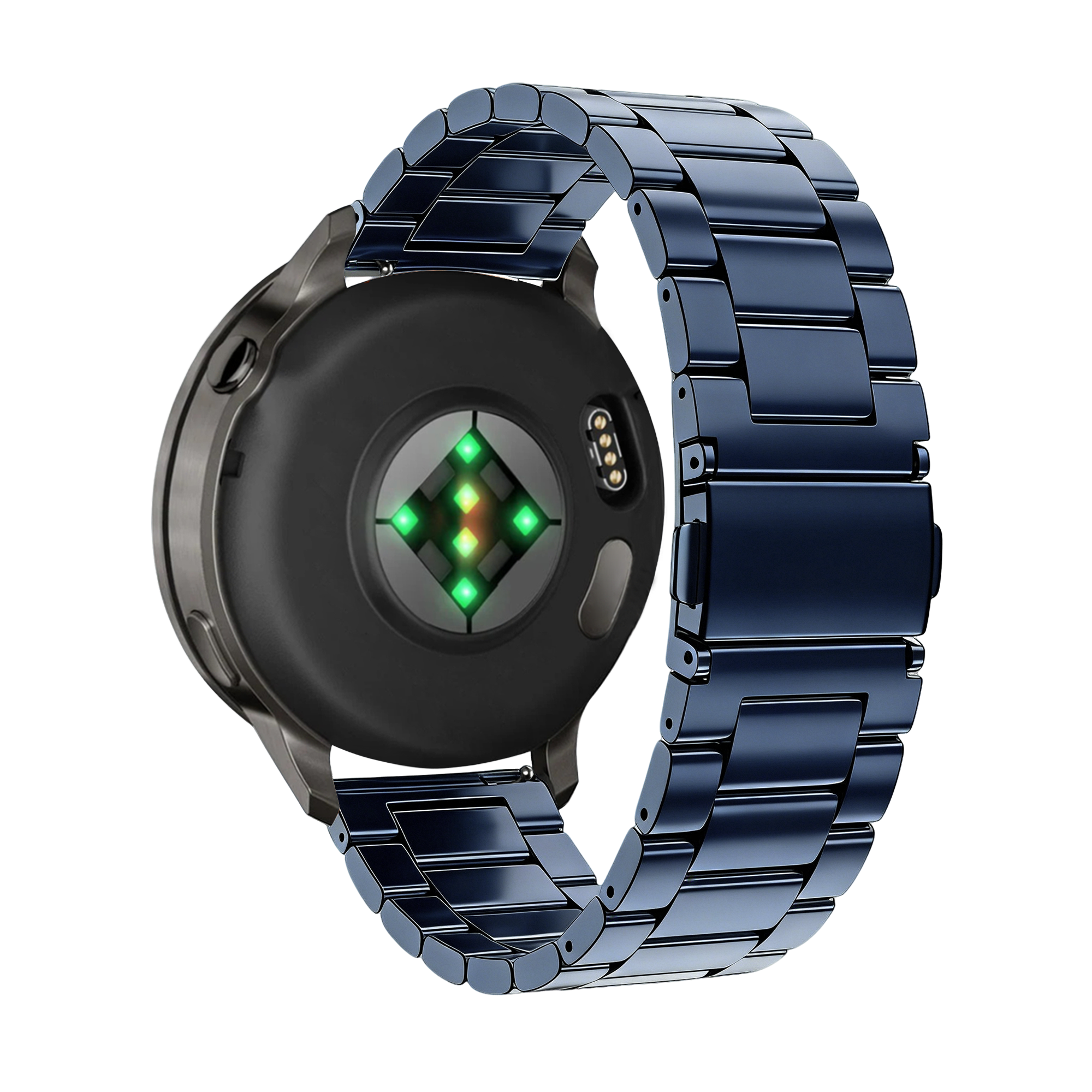 Bandz Garmin Venu SQ Steel Strap 'Classic' (Blue)