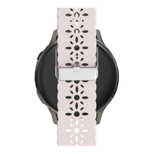 Bandz Garmin Vivomove HR Silicone Strap 'Lace' (Pink)