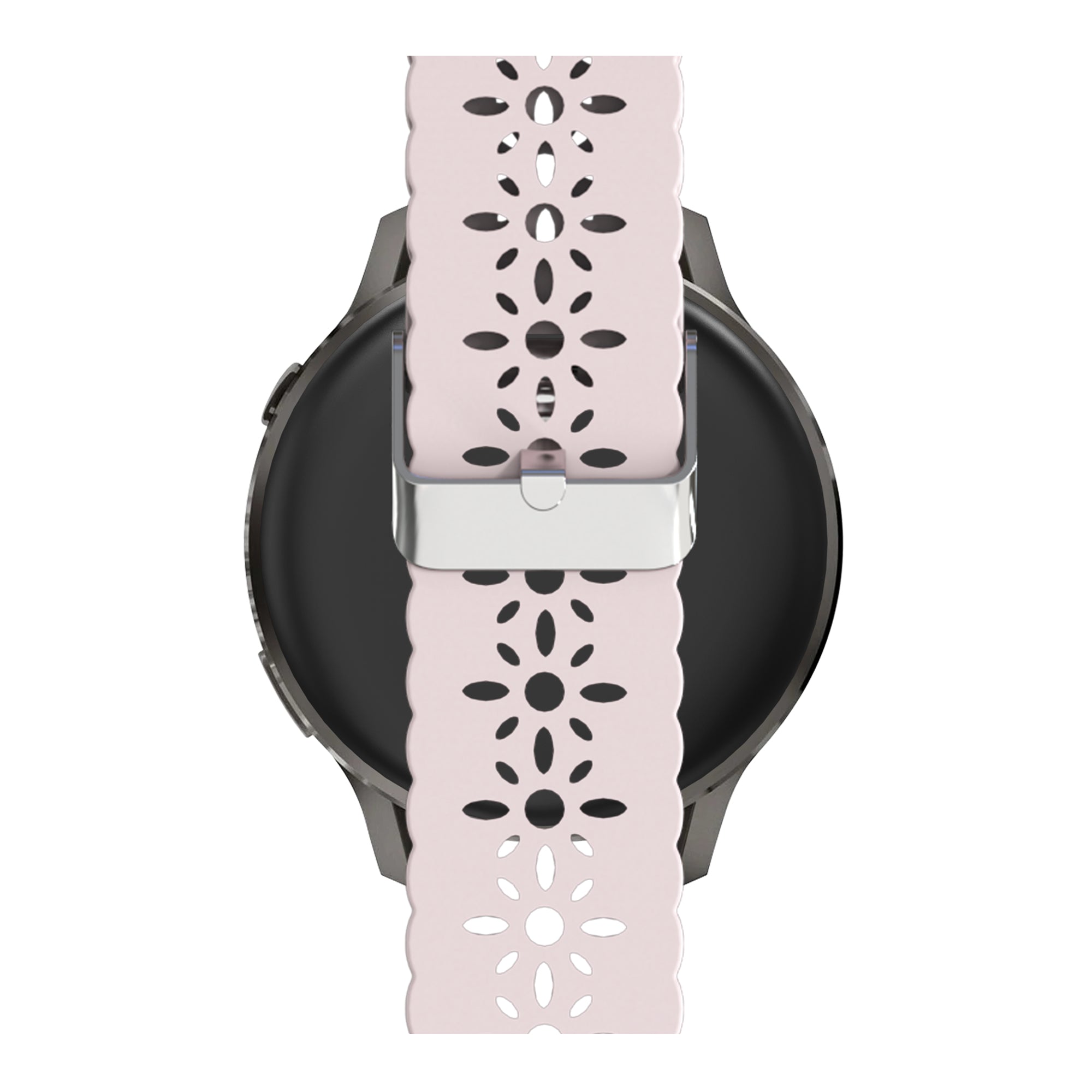 Bandz Garmin Bounce 2 Silicone Strap 'Lace' (Pink)