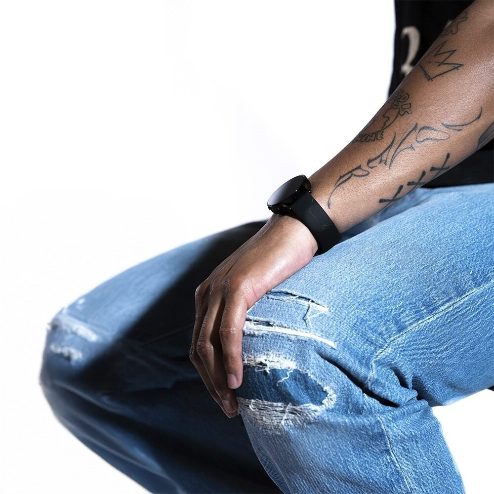 BALR. Samsung Galaxy Watch 46mm Hexagons Sport Strap (Black)