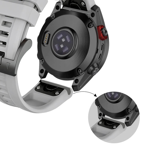 Bandz Garmin Tactix 7 Silikonarmband 'Classic' (Grau)