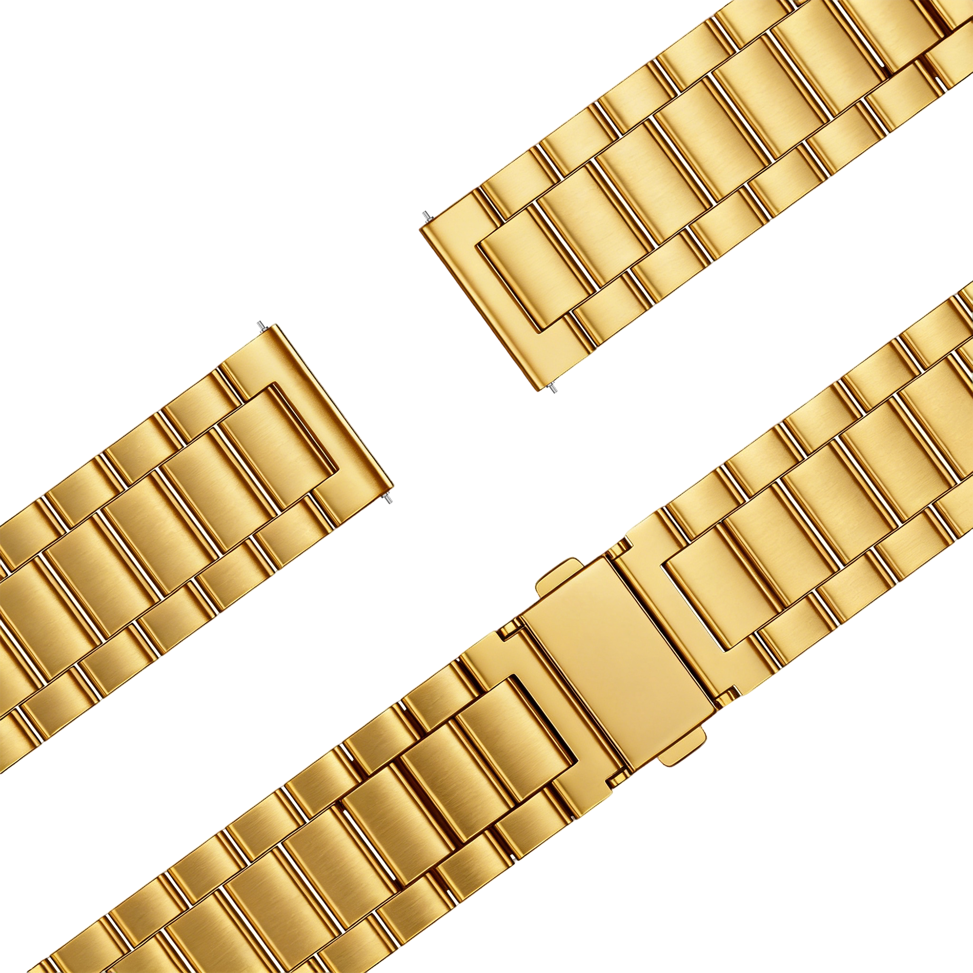 Bandz Garmin Forerunner 265s Steel Strap 'Classic' (Gold)
