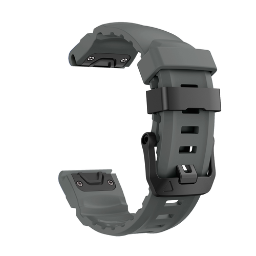 Garmin Quatix 5 / 6 / 7 Trail Silicone Strap (Dark Grey)