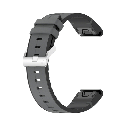 Garmin Descent Mk2(i) Leather Hybrid Strap (Grey)