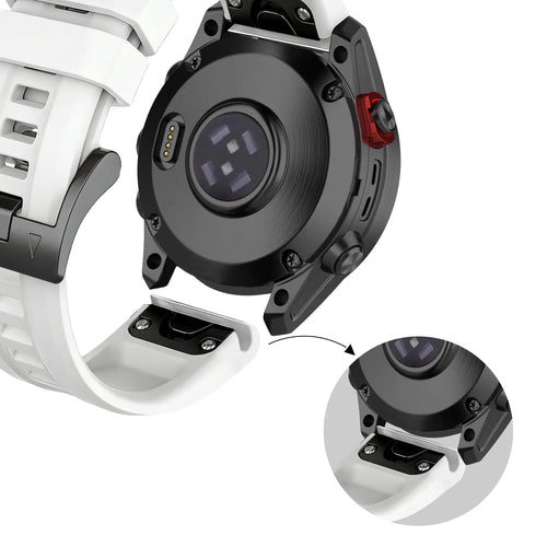 Bandz Amazfit T-Rex Ultra 2 Silicone Strap 'Classic' (White)