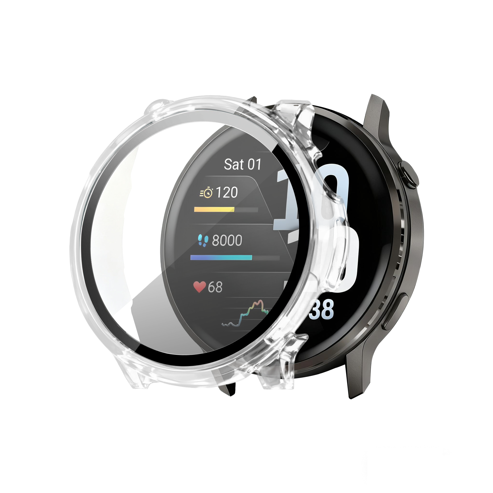 Bandz Garmin Venu 4 - 41mm PC Cover with Glass