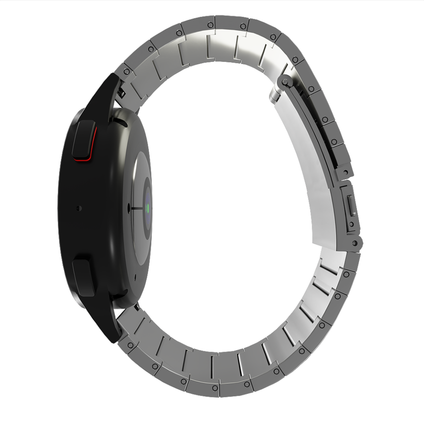 Correa titanio de lujo Amazfit Bip 6 (plata)