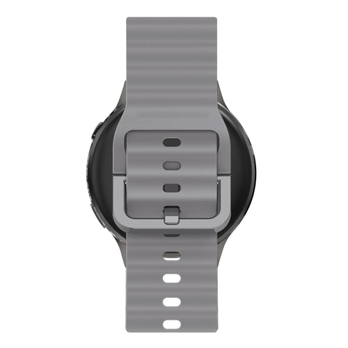 Bandz Bracelet silicone ondulé Garmin Bounce 2 (gris foncé)