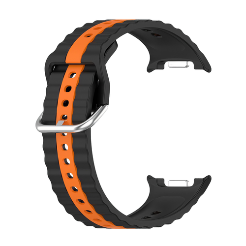 Samsung Galaxy Watch 8 - 44mm dual sport band (zwart/oranje)