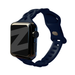Bandz Apple Watch Silicone Strap 'Braided' (Dark Blue)