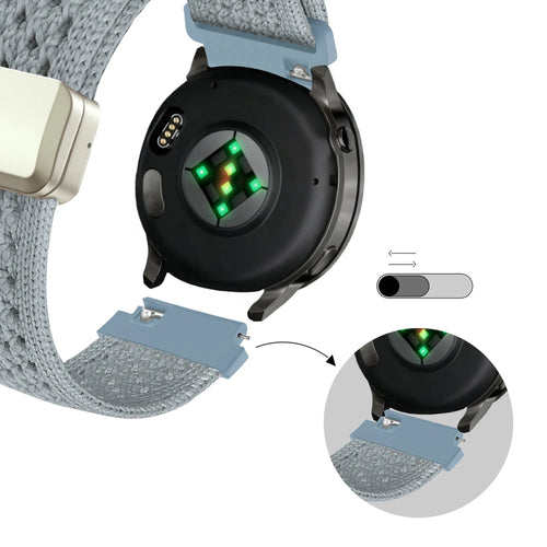 Bandz Coros Apex - 42mm Vintage Nylon Strap (Light Blue)